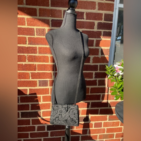 Lovely Vintage Paisley Ande Cross Body Evening Bag - Picture 1 of 10